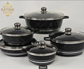 ROYAL 5‑Pieces Cookware Set – Non‑Stick Die‑Cast Aluminium Pots & Casseroles | Induction Compatible